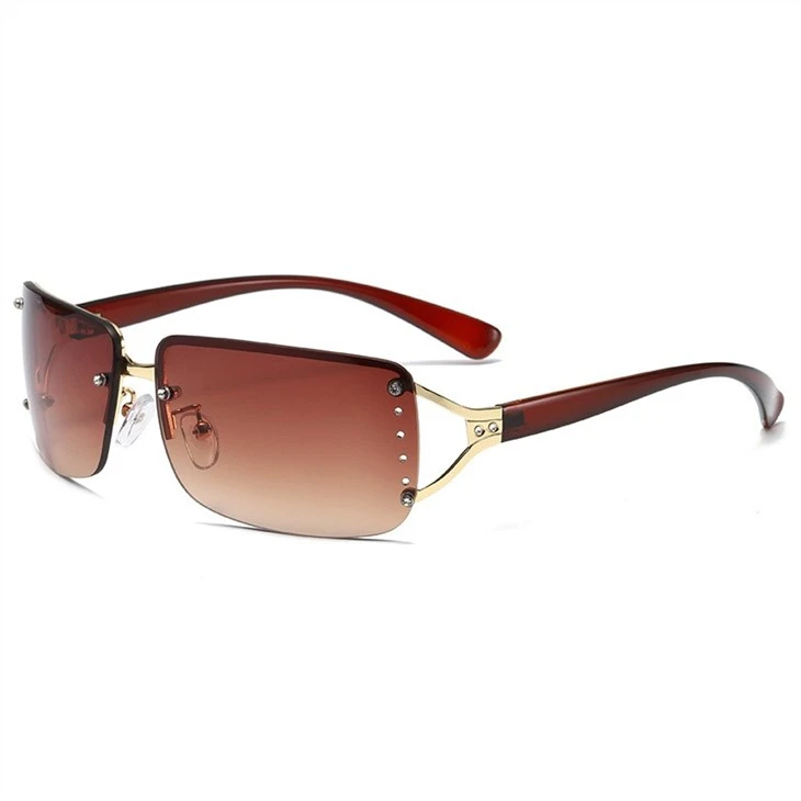 Frameless Rectangle Sunglasses
